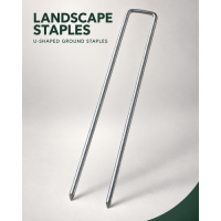 U-Shaped Ground Staples Galvanized