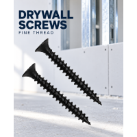 Black Phosphated Drywall Screw, Fine Thread